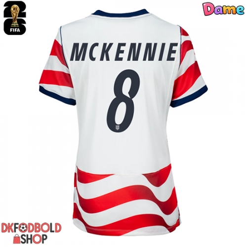 Forente stater Weston McKennie #8 Hjemmebanetrøje Dame VM 2026 Kort ærmer